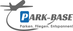 Parken. Fliegen. Entspannen! – Park-Base am Flughafen Memmingen Logo